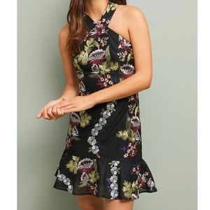 Embroidered Anthropologie Cocktail Dress